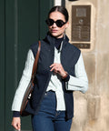 Unisex Highland - Fashionable yoke fleece vest (Unisex) NP018