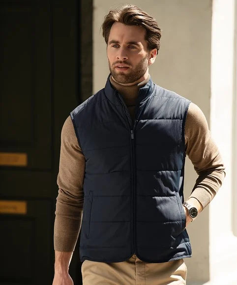 Hudson – horizontal quilted gilet N114M